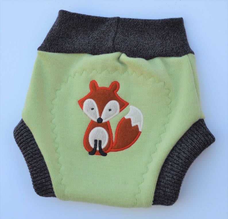 Fox Wool Soaker Large Wool Diaper Cover