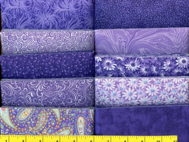 new combination Purple Passion Jelly Roll 40-2 12 inch strips