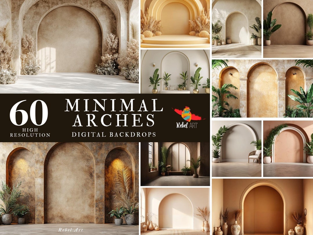 Arch Backdrop Examples Minimal Arches Digital Backdrops for Fine Art and Studio Photography ...
