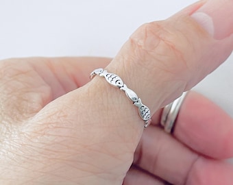 Bague D'orteil En Argent 925 - Forme V Ajustable - Style Chevron - Taille 4
