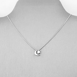 Collana Donna Argento 925 Luna Zirconi Colorati - Foto 7