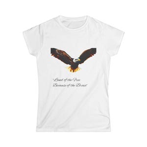 Patriotic Eagle Spirit Womens Tee, America Lover Shirt, Wildlife Gift, Eagle Graphic TShirt, Outdoor Adventure Apparel, Freedom Tee