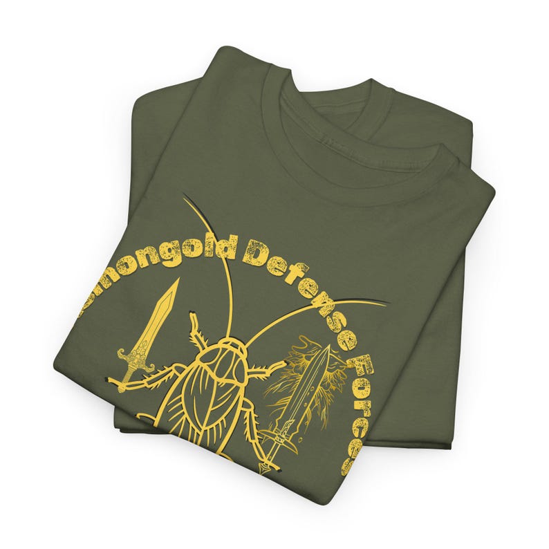 Asmongold Defense Forces Roaches Assemble Cockroach Illustration Tee ...