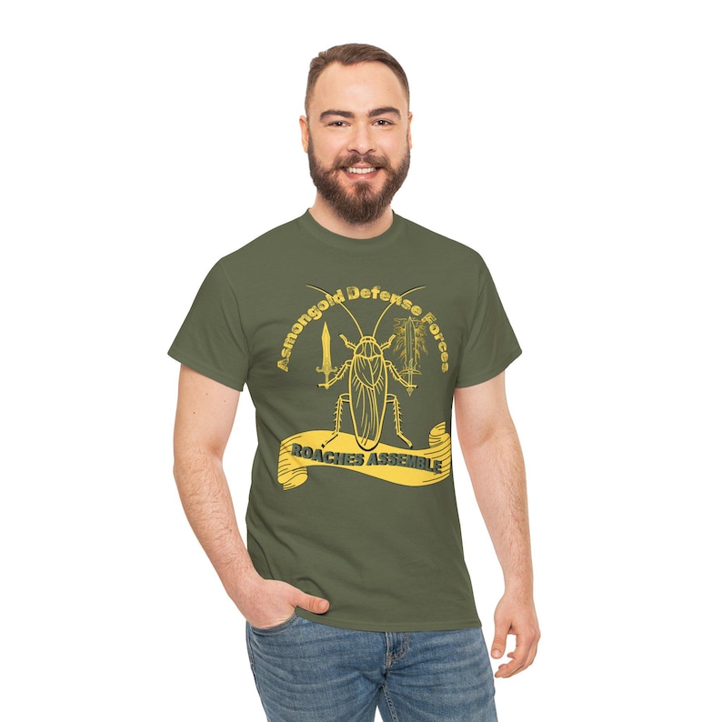 Buy Asmongold Defense Forces Roaches Assemble Cockroach Illustration ...