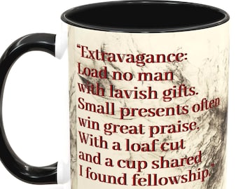 Odin Havamal Quote Coffee Mug, Fantasy Mug, Norse God Mug, Unique Gift for Him, Artistic Drinkware, Great for Coffee Lovers