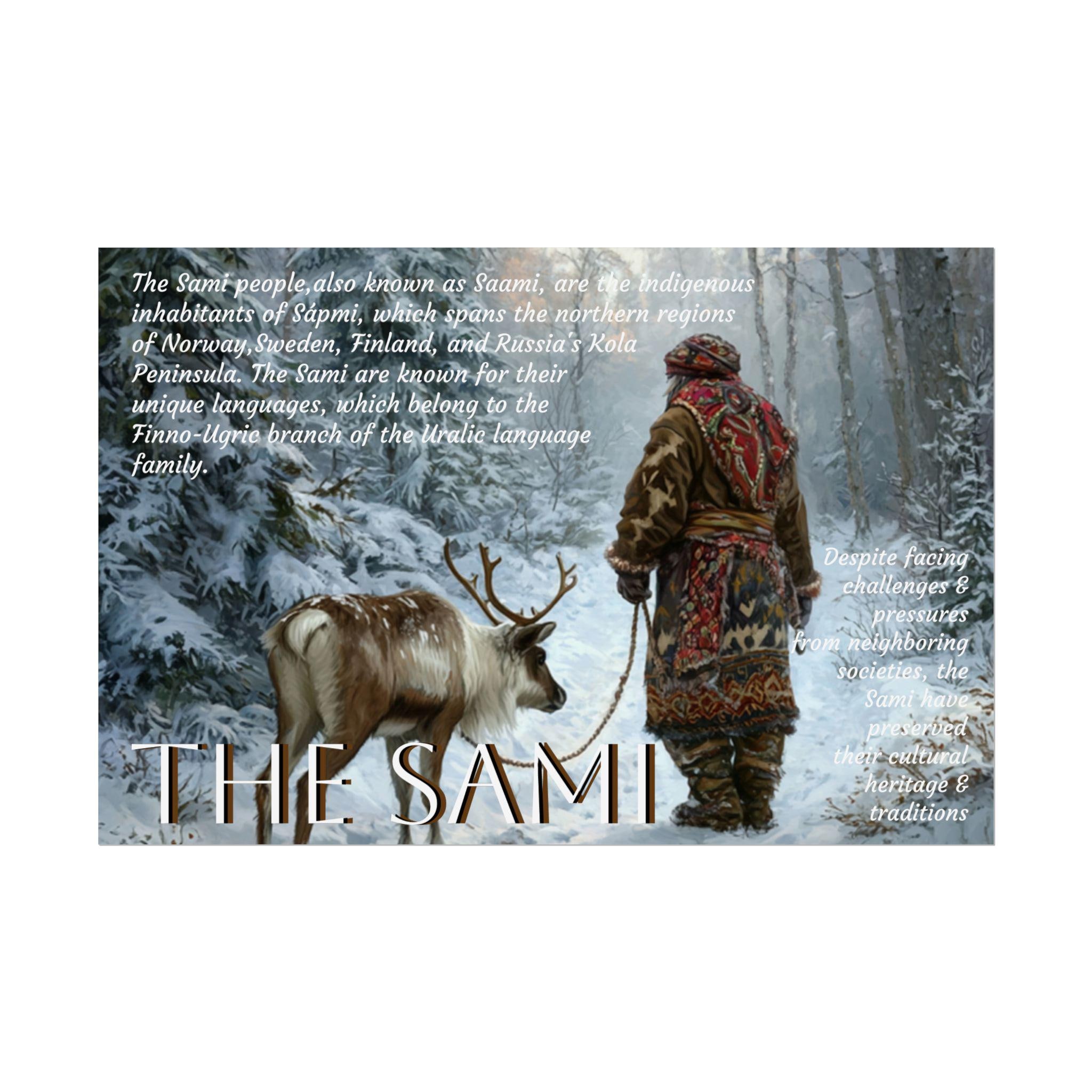 その他 For Sami's exclusive use Sami Heritage Rolled Posters - Nordic Traditions, Cultural Artwork