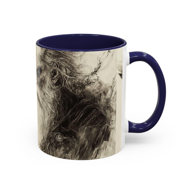 Odin Havamal Quote Coffee Mug, Fantasy Mug, Norse God Mug, Unique Gift for Him, Artistic Drinkware, Great for Coffee Lovers image 9