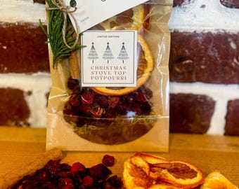 Christmas Simmering Stovetop Potpourri Mix, Hassel Free Holiday Present, Done for you Neighbor, Teacher/Friend/Family Gift, Stocking Stuffer
