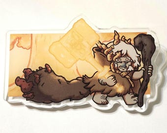 Morgott Keychain Elden Ring 3in Acrylic Charm: Morgott and Mohg - Etsy