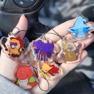 Elden Ring 1.5 inch Epoxy Phone Charms: Morgott, Mohg, Ranni, Rya / Zoraya, Malenia, Radahn