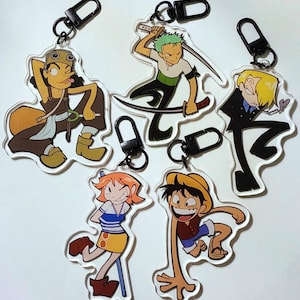One Piece Keychains 3 inch Acrylic Double-Sided