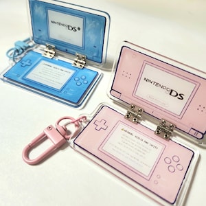 Nintendo DS Lite 2.5 Inch Acrylic Hinged Keychain