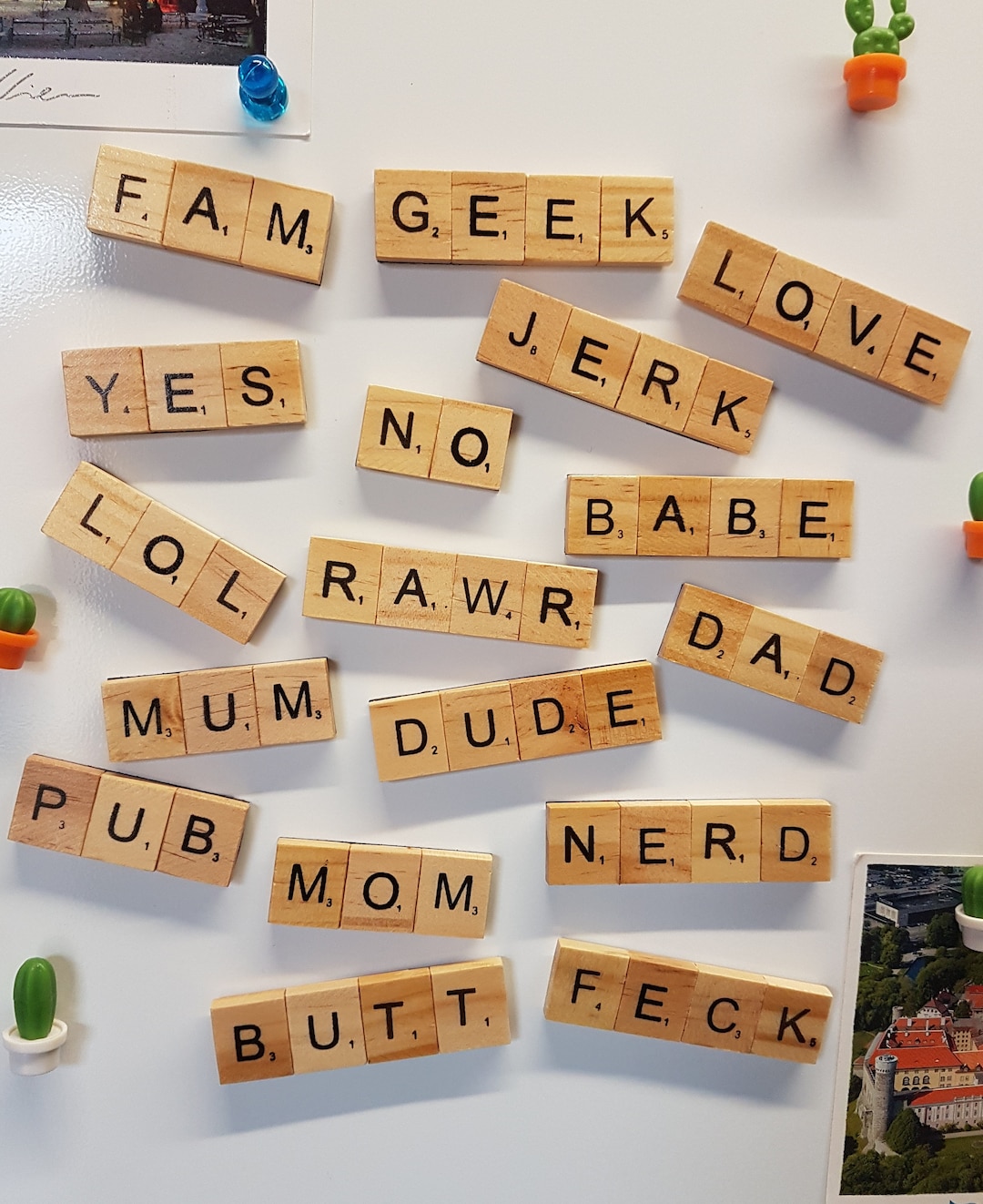 Scrabble Tile Fridge Refrigerator Geek Gift Etsy UK