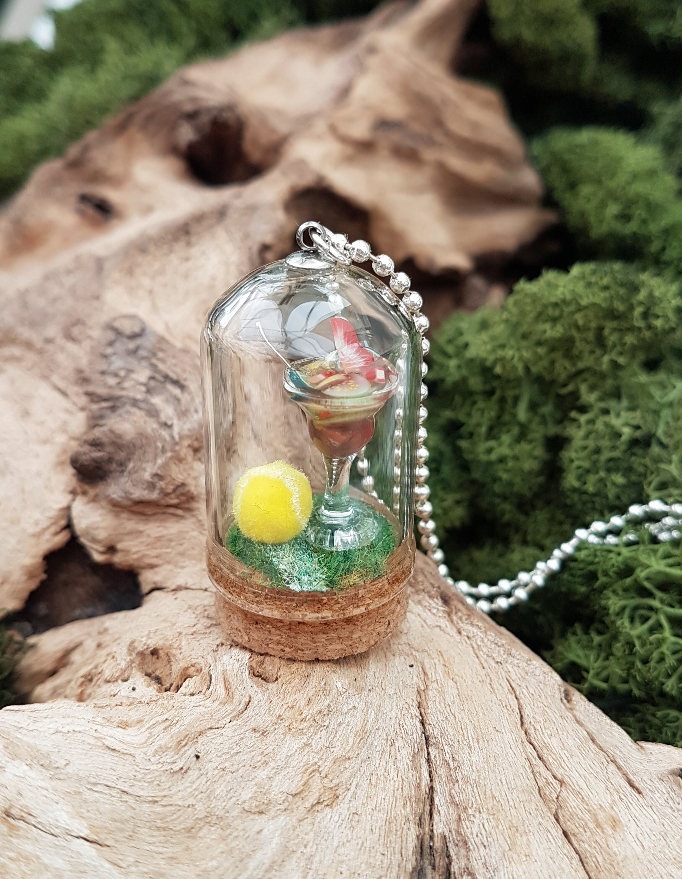 Mini Wimbledon Pimms Glass Dome 