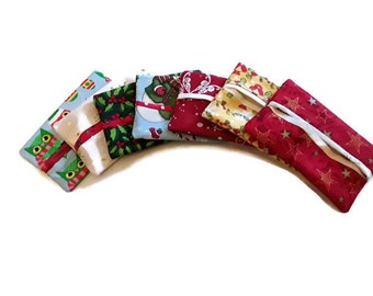 Christmas Pocket Tissue Holder • Stocking Stuffer • Teacher Gift • Kids Backpack