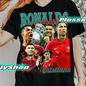 Limited Cristiano Ronaldo Shirt, Vintage Cr7 Fan Tee Graphic Y2K T-shirt, Gift For Woman and Man Unisex T-Shirt