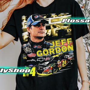 Limited Jeff Gordon #24 Shirt, Vintage 90s Jeff Gordon Nascar Racing #24 Fan Tee Graphic Y2K T-shirt,Gift For Woman and Man Unisex T-Shirt