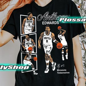 Koszulka Anthony Edwards Limited, koszulka Vintage Basketball Ant-Man Fan Tee Graphic Y2K, prezent dla kobiety i mężczyzny, koszulka unisex