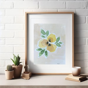 Watercolor Floral Bouquet Painting | 8x10 Original Art | Botanical Wall Decor | Flower Artwork For Home | Watercolor Flower Painting