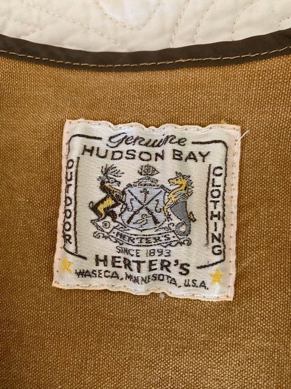 Vintage Fishing Vest Outdoors Genuine Hudson Bay … - image 10