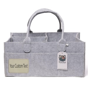 Diaper Caddy Bag, Personalized Diaper Caddy Bag, Personalized Bag, Custom Diaper Bag, Baby Bag, Customizable Baby Gift, Nursery Storage