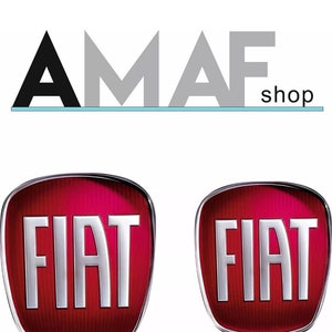 Fiat-logo-embleem STICKER, voor en achter voor Grande Punto- en Panda-badges