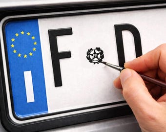 Szablon z możliwością ponownego malowania dla odbarwionej tablicy rejestracyjnej – kontrola MCTC w Republice Włoskiej