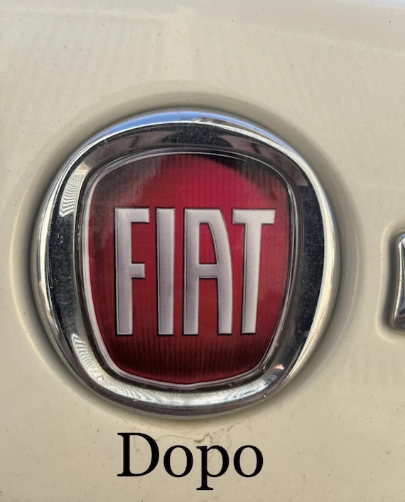 Emblème Hayon Fiat Grande Punto 500 Croma - 2 Broches Fixation