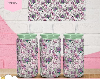 Zombie Antidote Cup UVDTF Design - Pastel Goth Halloween Wrap