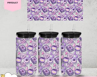 Cute Witch Hotline Cup Wrap: Pastel Goth 16oz Drinkware UVDTF