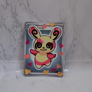Cartão Spinda Valentines Pokemon - Pintado à mão