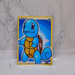 Carte Pokémon Écureuil - peinte à la main