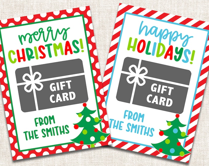 Gift Card Holder, Christmas Gift Card Holder, Holiday Gift Card Holder