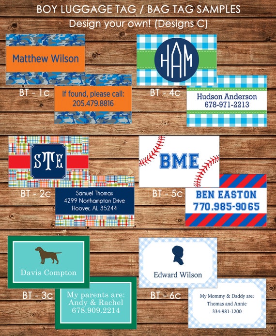 Boy Personalized Luggage Bag With Name Monogram Clipart Etsy Boy Personalized Luggage Bag With Name Monogram Clipart Etsy