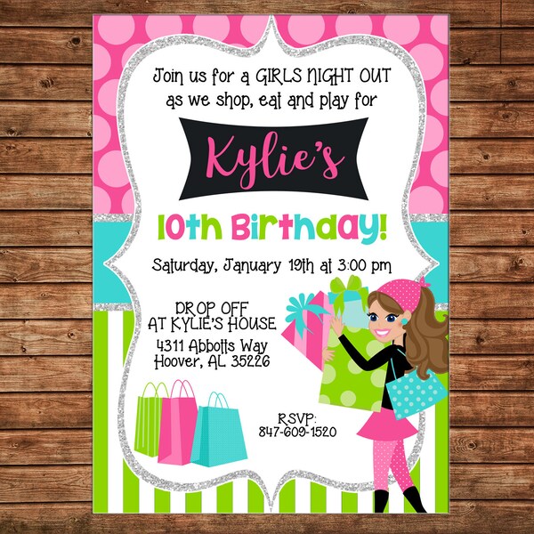 Shopping Spree Card - Etsy