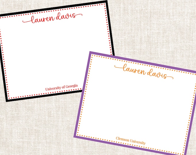 Personalized Custom Graduation Stationery, Graduation Notecards, High School Graduation Gift, College Graduation Gift