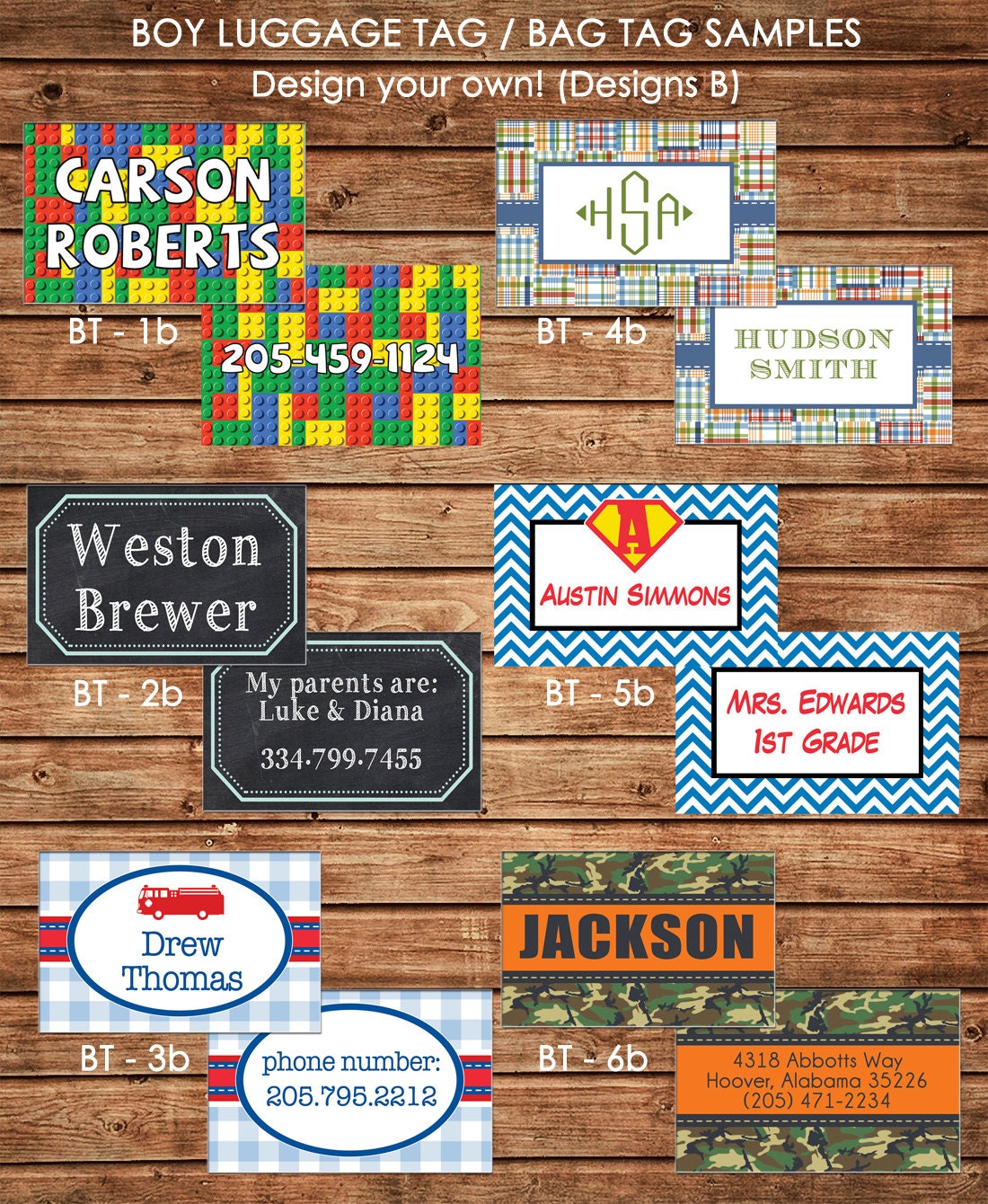 New Designs Boy Personalized Luggage Bag With Name Monogram Clipart Etc Design Your Own One Design