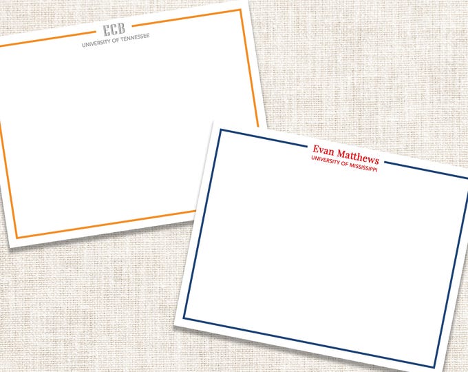 Personalized Custom Graduation Stationery, Graduation Notecards, High School Graduation Gift, College Graduation Gift