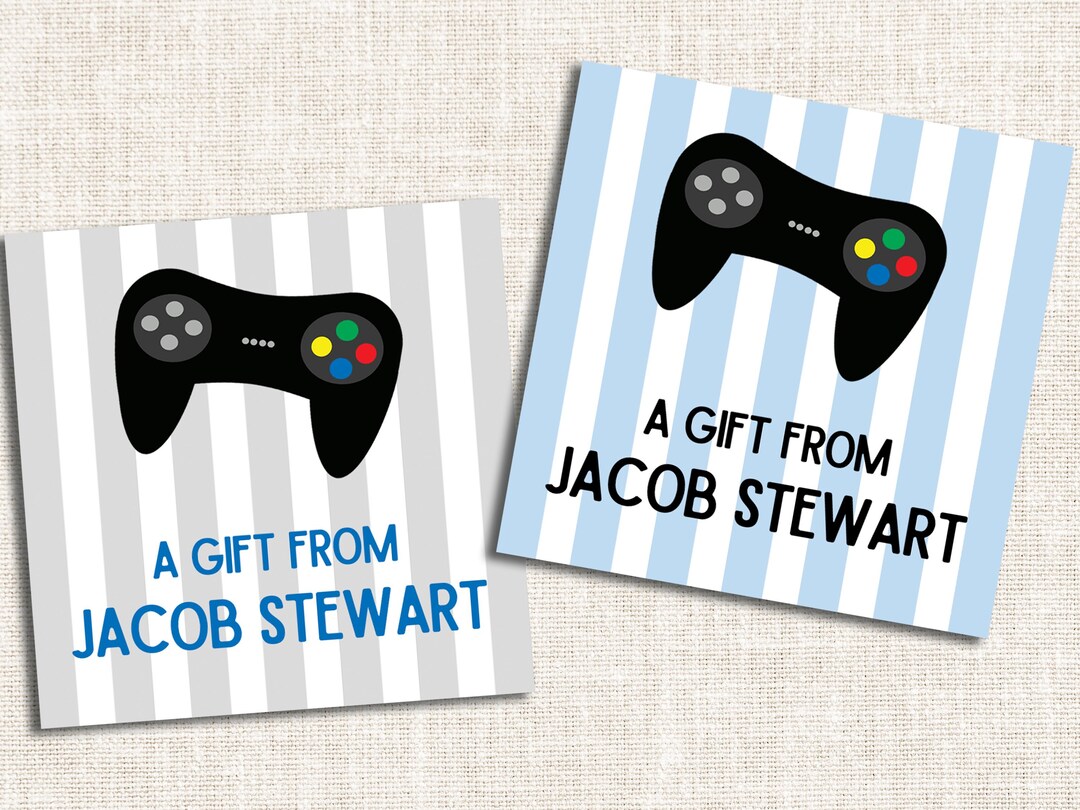 Personalized Boy Gift Tags, Boy Enclosure Cards, Boy Gift Stickers ...