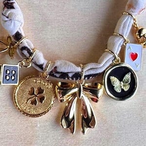 Ride or Die Bandana Charm Necklace