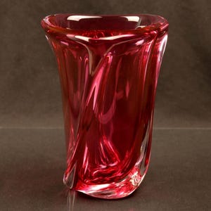 Val Saint Lambert Vase - Etsy