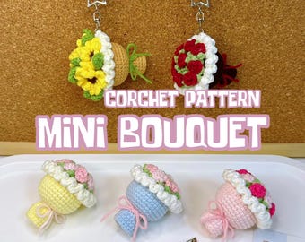 Crochet Rose Flower PDF English Pattern - Crochet Flower Pattern - Rose Amigurumi Pattern- Valentine&#39;s Day Gifts - Mother&#39;s Day Gifts DIY