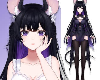 Customizable Live2D Premade Vtuber | Editable & Rigging | Customized