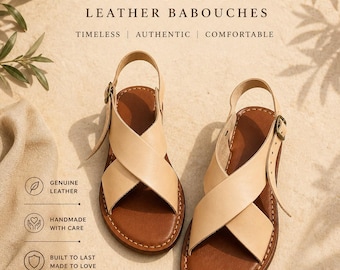 Handmade Moroccan Leather Sandals Women – Olive Green Cross Strap Sandals – Boho Summer Sandals – Artisan Flat Leather Sandals –Gift for Her