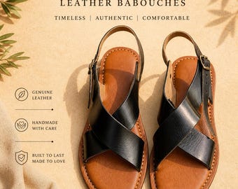 Handgefertigte marokkanische Ledersandalen für Damen – Olivgrüne Sandalen mit gekreuzten Riemen – Boho-Sommersandalen – Flache Ledersandalen in Handwerksqualität – Geschenkidee für Sie