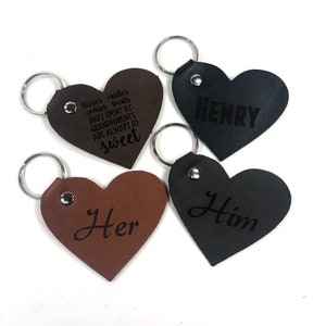 FREE Personalized Heart Shaped Keychain for Valentine's Day, Mother's Day, Birthday Gifts, Bridemaids Gifts image 1