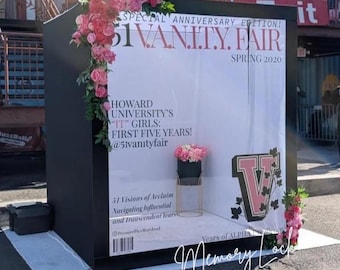 Magazine Style Photo Booth – Party Prop, Selfie Station, Birthday & Wedding Fun