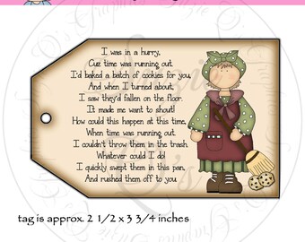 Cookie Poem Etsy