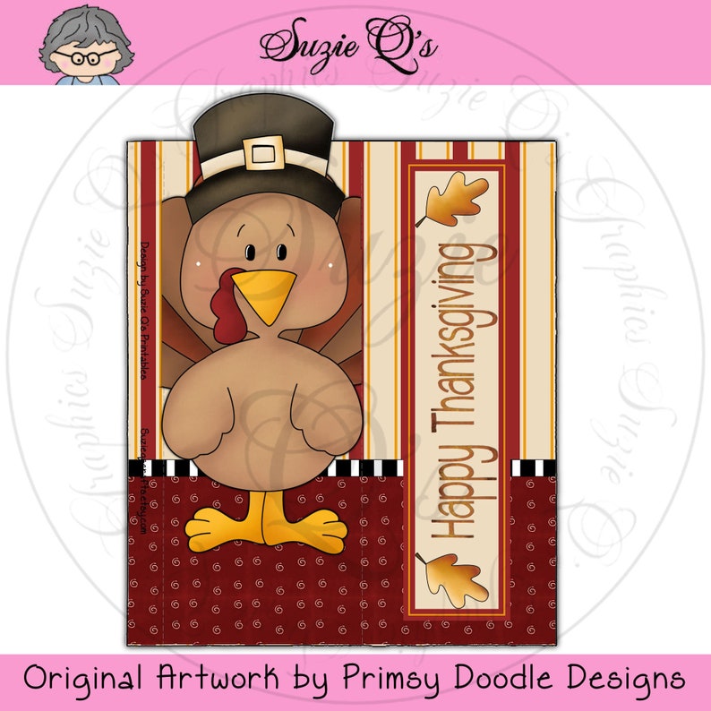 Turkey 3D Candy Bar Wrapper Digital Printable Immediate Etsy