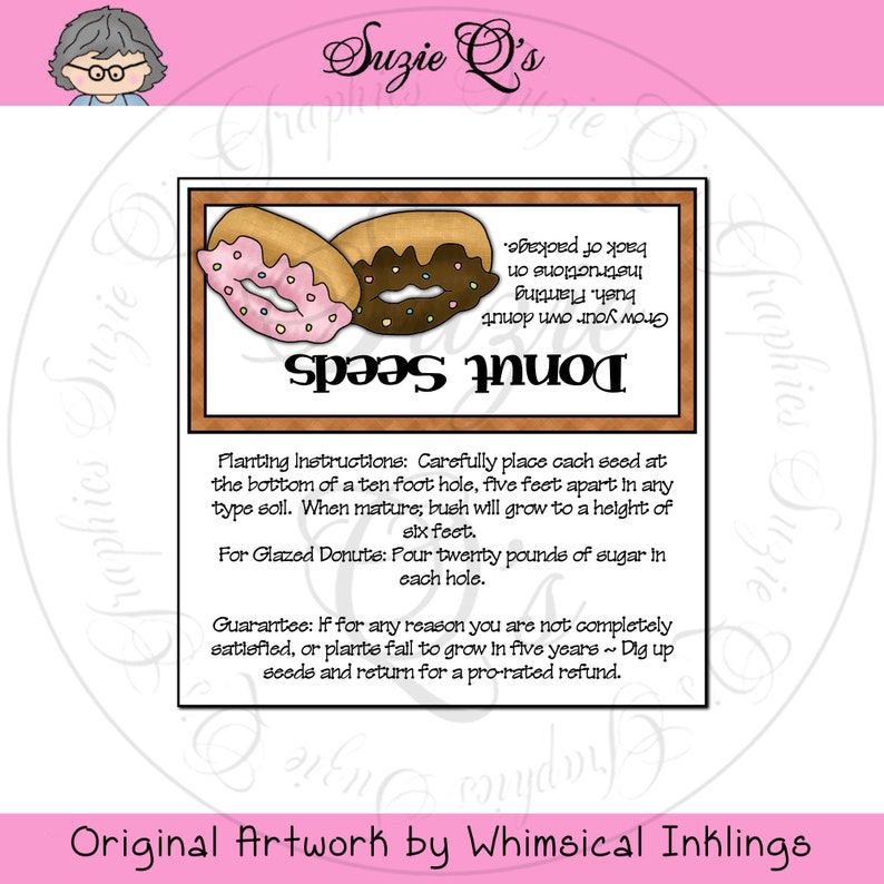 Donut Seeds Printable